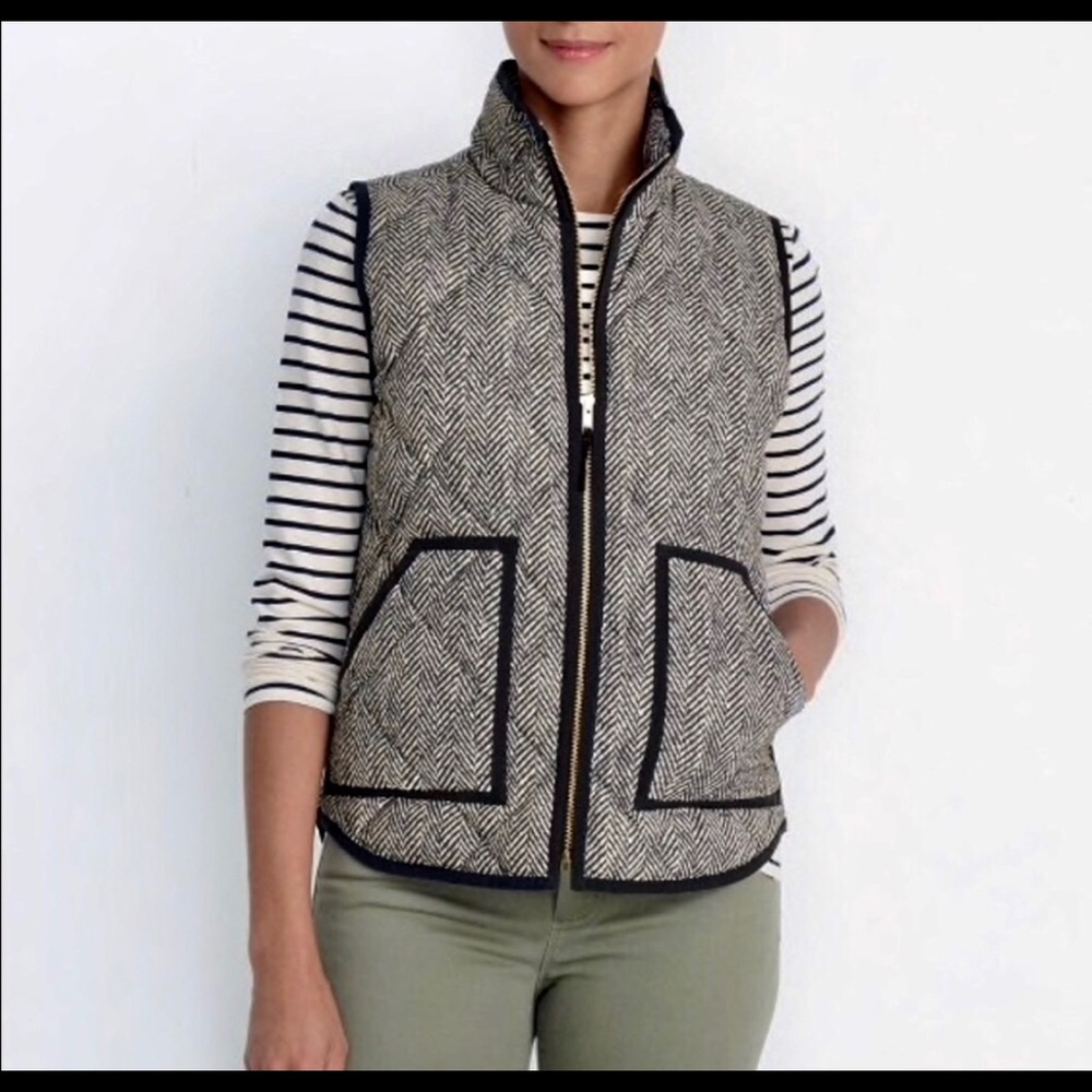 J.Crew Quilted Down Vest
